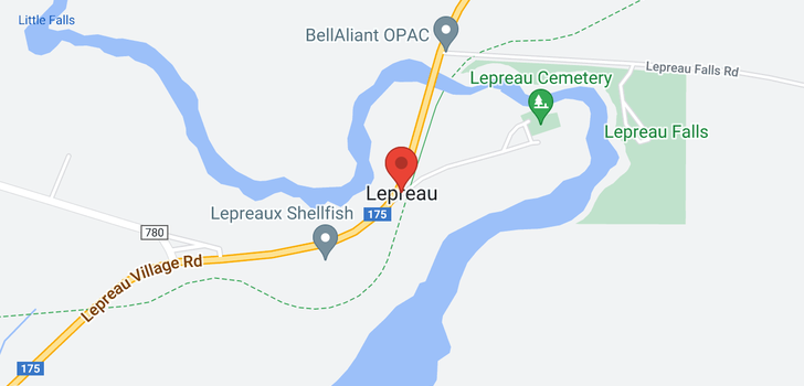 map of 94 Little Lepreau Road